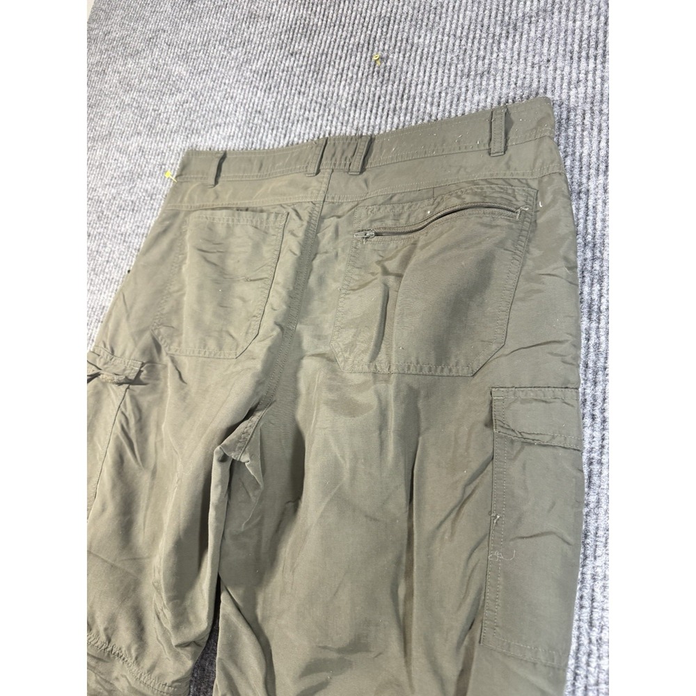 Cabela's‎ Olive Green Cargo Convertible Zip-Off Classic Fit Pants Size 34x34 - Picture 6 of 7